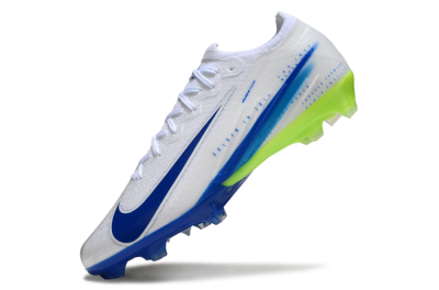 Men's Nike Air Zoom Mercurial Vapor 16 Elite FG Firm Ground Low-Tops Football Boots - White/Blue/Yellow