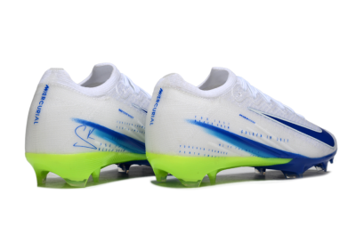 Men's Nike Air Zoom Mercurial Vapor 16 Elite FG Firm Ground Low-Tops Football Boots - White/Blue/Yellow