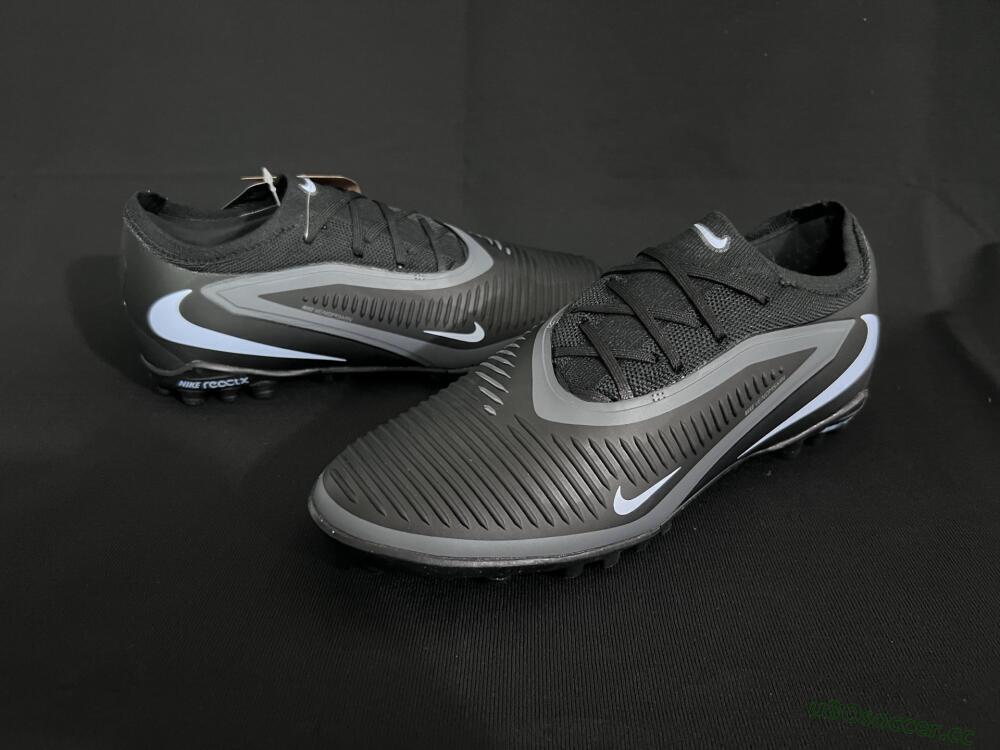 Unisex Nike Phantom 6 Low Elite TF Artificial Turf Low-Tops Football Shoes - Black/Jade