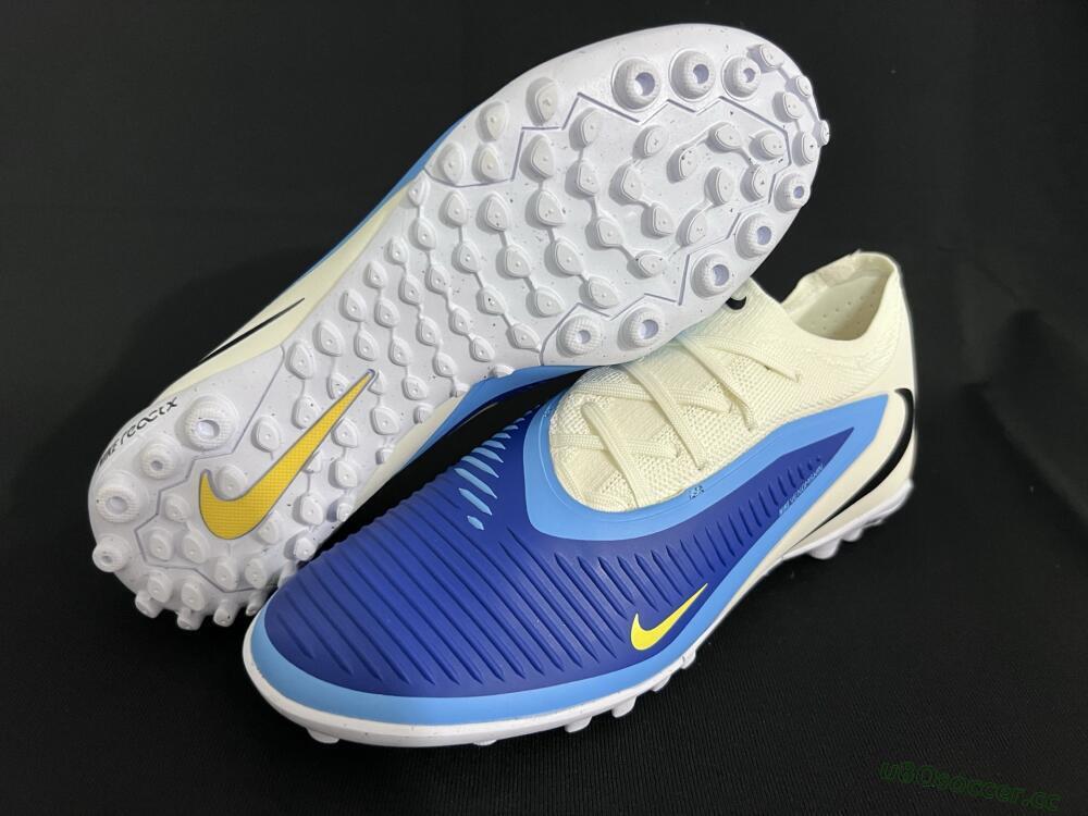 Unisex Nike Phantom 6 Low Elite TF Artificial Turf Low-Tops Football Shoes - Blue/White/Black