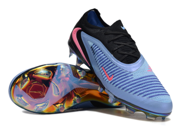 Unisex Nike Phantom 6 Low Elite FG Firm Ground Low-Tops Football Boots - Blue/Vibrant Blue/Hot Pink