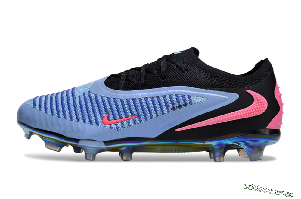 Unisex Nike Phantom 6 Low Elite FG Firm Ground Low-Tops Football Boots - Blue/Vibrant Blue/Hot Pink 0