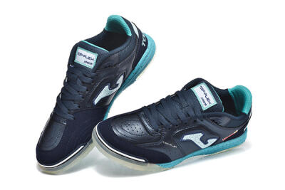Men's Joma Top Flex IC Indoor & Futsal Low-Tops Football Shoes - Navy/Aqua Mist/Deep Ocean