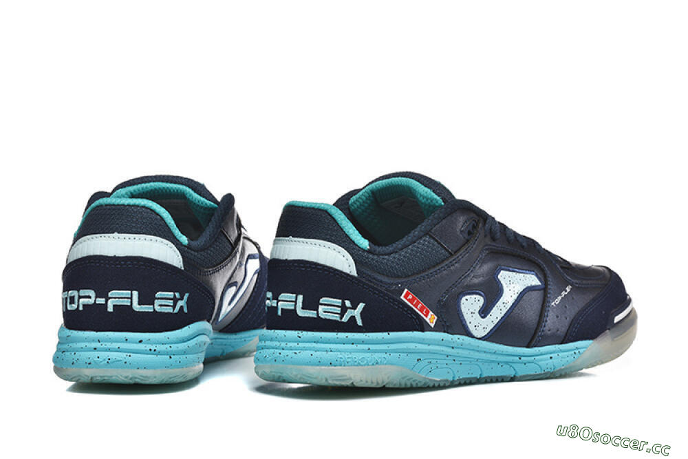 Men's Joma Top Flex IC Indoor & Futsal Low-Tops Football Shoes - Navy/Aqua Mist/Deep Ocean 9