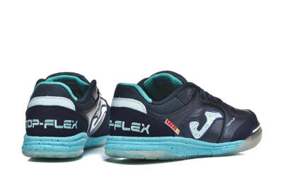Men's Joma Top Flex IC Indoor & Futsal Low-Tops Football Shoes - Navy/Aqua Mist/Deep Ocean
