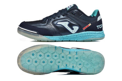 Men's Joma Top Flex IC Indoor & Futsal Low-Tops Football Shoes - Navy/Aqua Mist/Deep Ocean