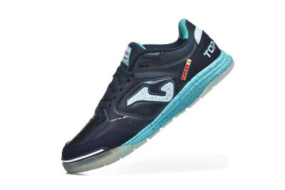 Men's Joma Top Flex IC Indoor & Futsal Low-Tops Football Shoes - Navy/Aqua Mist/Deep Ocean