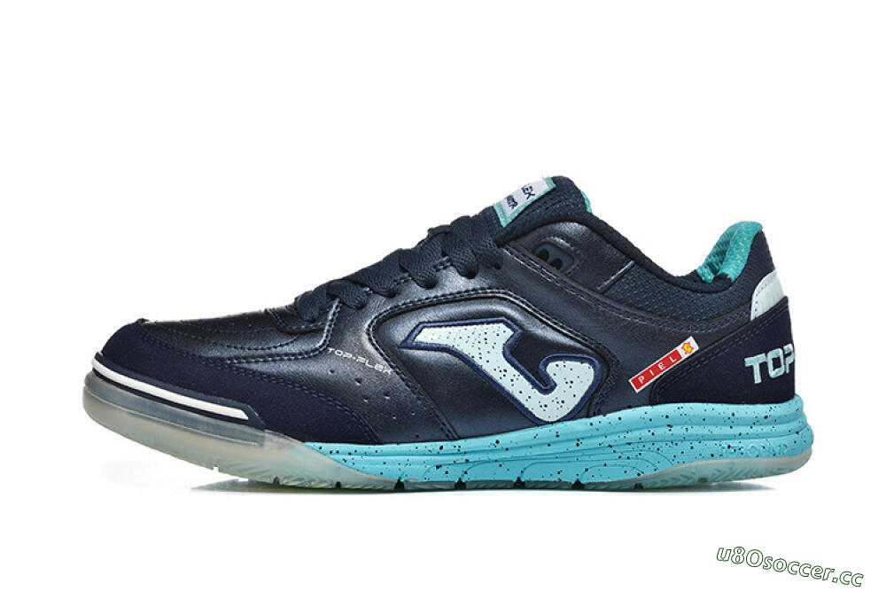 Men's Joma Top Flex IC Indoor & Futsal Low-Tops Football Shoes - Navy/Aqua Mist/Deep Ocean 0