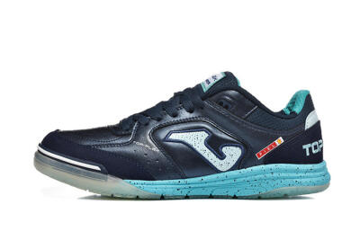Men's Joma Top Flex IC Indoor & Futsal Low-Tops Football Shoes - Navy/Aqua Mist/Deep Ocean
