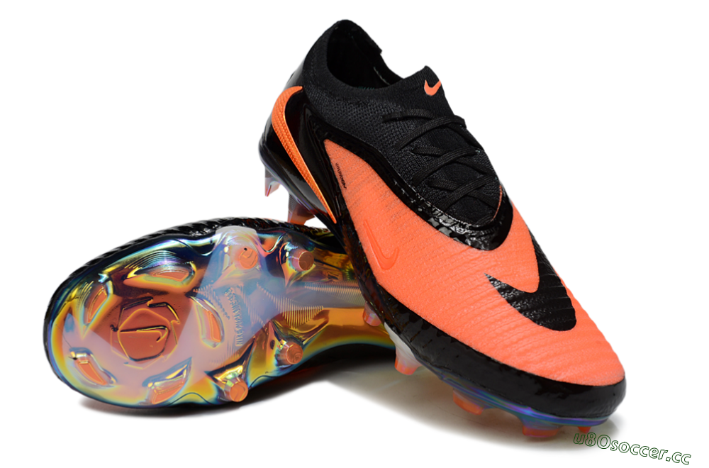 Unisex Nike Phantom 6 Low Elite FG Firm Ground Low-Tops Football Boots - Orange/Electric Orange/Black 4