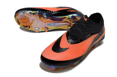 Unisex Nike Phantom 6 Low Elite FG Firm Ground Low-Tops Football Boots - Orange/Electric Orange/Black