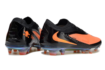 Unisex Nike Phantom 6 Low Elite FG Firm Ground Low-Tops Football Boots - Orange/Electric Orange/Black