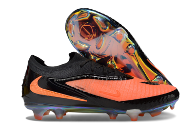 Unisex Nike Phantom 6 Low Elite FG Firm Ground Low-Tops Football Boots - Orange/Electric Orange/Black