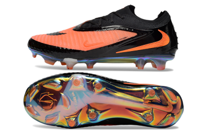 Unisex Nike Phantom 6 Low Elite FG Firm Ground Low-Tops Football Boots - Orange/Electric Orange/Black