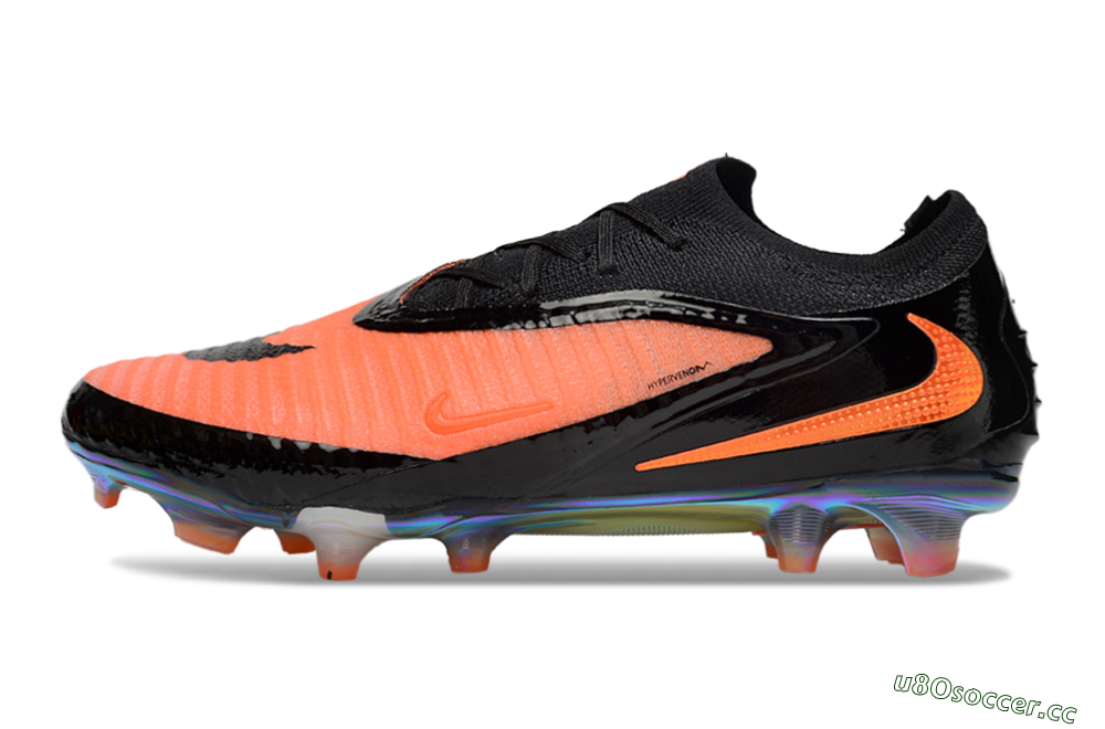 Unisex Nike Phantom 6 Low Elite FG Firm Ground Low-Tops Football Boots - Orange/Electric Orange/Black 0