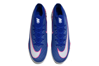Unisex Nike Air Zoom Mercurial Vapor 16 Elite TF Artificial Turf Low-Tops Football Shoes - Blue/Electric Blue/Fuchsia Pink