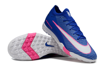 Unisex Nike Air Zoom Mercurial Vapor 16 Elite TF Artificial Turf Low-Tops Football Shoes - Blue/Electric Blue/Fuchsia Pink