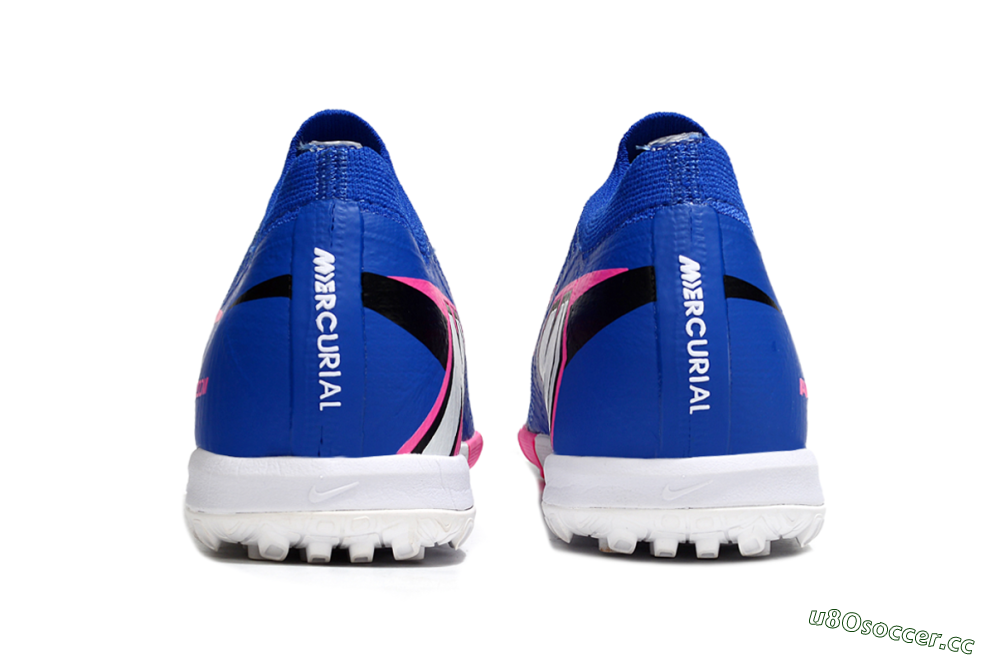 Unisex Nike Air Zoom Mercurial Vapor 16 Elite TF Artificial Turf Low-Tops Football Shoes - Blue/Electric Blue/Fuchsia Pink 5