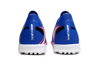 Unisex Nike Air Zoom Mercurial Vapor 16 Elite TF Artificial Turf Low-Tops Football Shoes - Blue/Electric Blue/Fuchsia Pink
