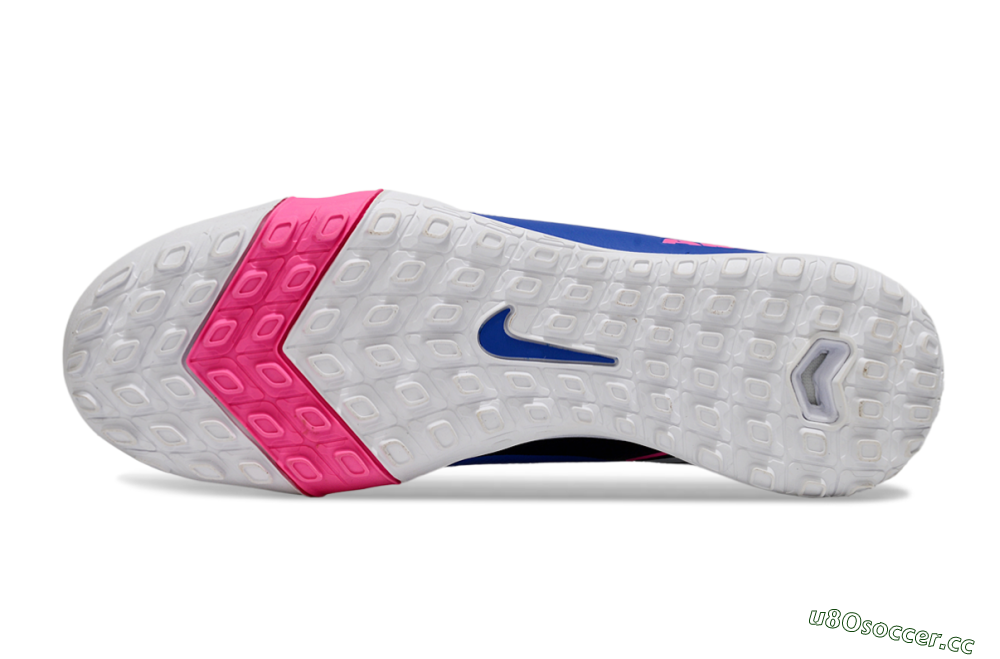 Unisex Nike Air Zoom Mercurial Vapor 16 Elite TF Artificial Turf Low-Tops Football Shoes - Blue/Electric Blue/Fuchsia Pink 6