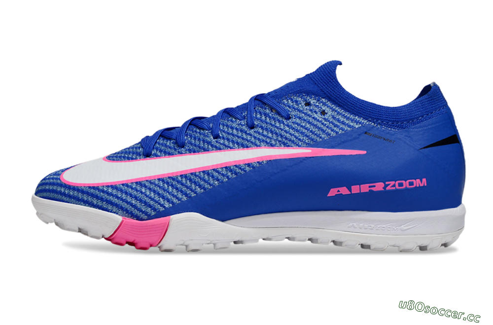 Unisex Nike Air Zoom Mercurial Vapor 16 Elite TF Artificial Turf Low-Tops Football Shoes - Blue/Electric Blue/Fuchsia Pink 0