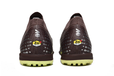 Unisex Nike Air Zoom Mercurial Vapor 16 Elite TF Artificial Turf Low-Tops Football Shoes - Brown/Lime Twist/Silver Dots