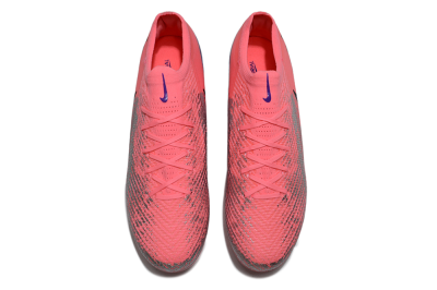 Unisex Nike Air Zoom Mercurial Vapor 16 Elite FG Firm Ground Low-Tops Football Boots - Pink/Electric Pink/Aqua Blue