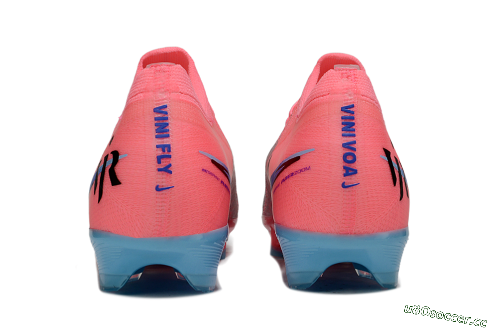 Unisex Nike Air Zoom Mercurial Vapor 16 Elite FG Firm Ground Low-Tops Football Boots - Pink/Electric Pink/Aqua Blue 5