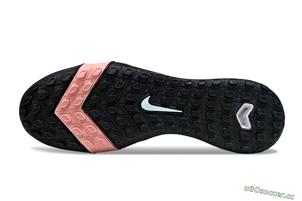 Unisex Nike Air Zoom Mercurial Superfly 10 Elite TF Artificial Turf High-Tops Football Shoes - Pink/Coral Breeze/Faded Blue 6