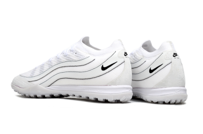 Unisex Nike Air Zoom Mercurial Vapor 16 Elite TF Artificial Turf Low-Tops Football Shoes - White/Clean White/Black Accents