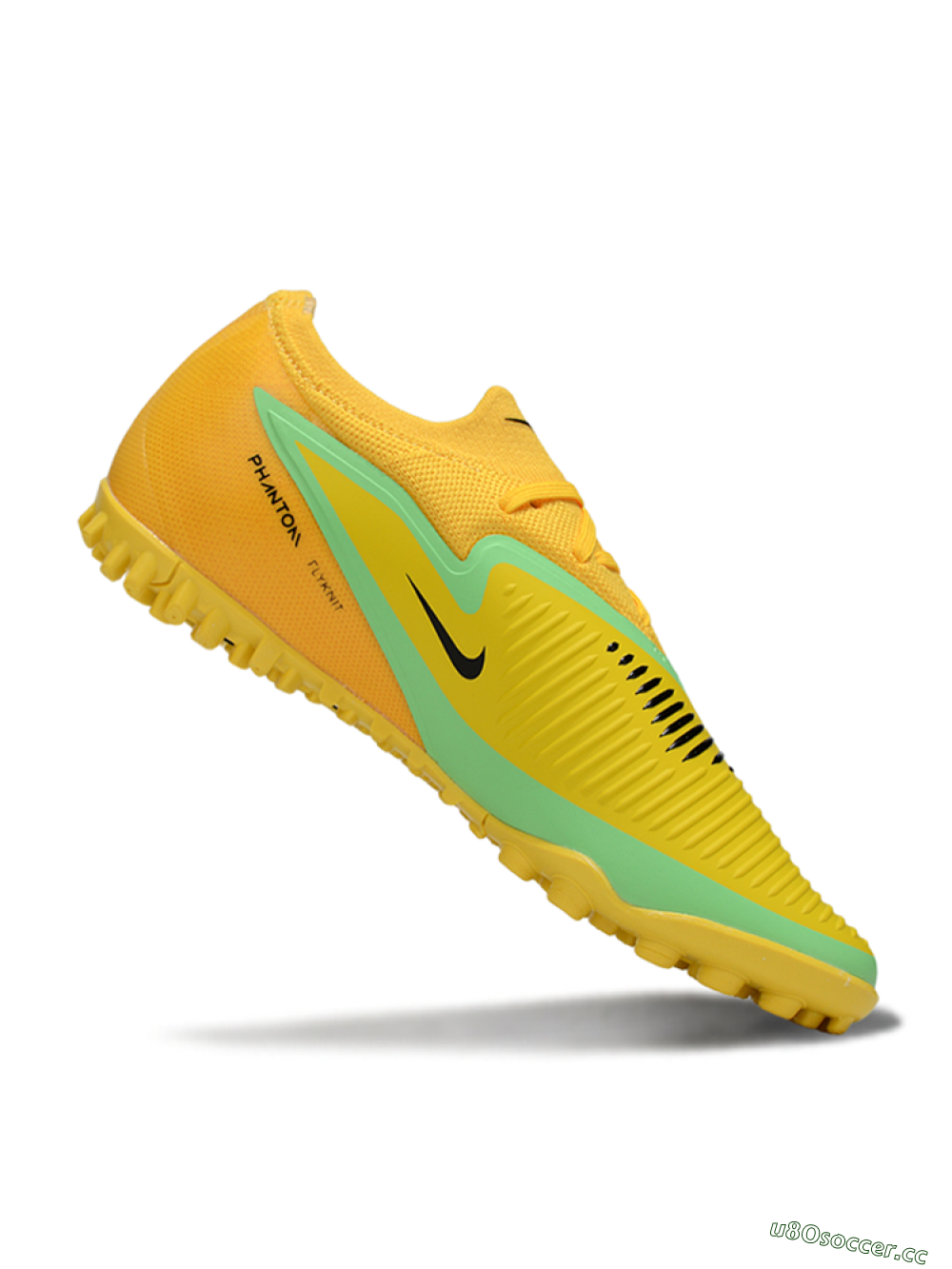 Unisex Nike Phantom 6 Low Elite TF Artificial Turf Low-Tops Football Shoes - Yellow/Vibrant Citrus/Soft Mint 4