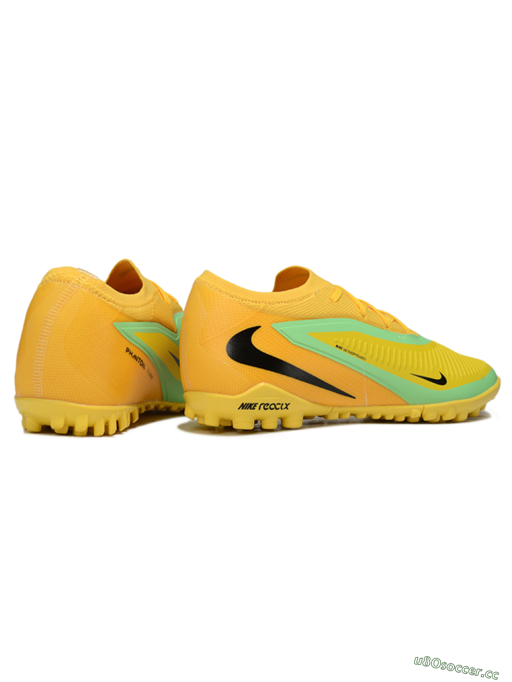 Unisex Nike Phantom 6 Low Elite TF Artificial Turf Low-Tops Football Shoes - Yellow/Vibrant Citrus/Soft Mint 6