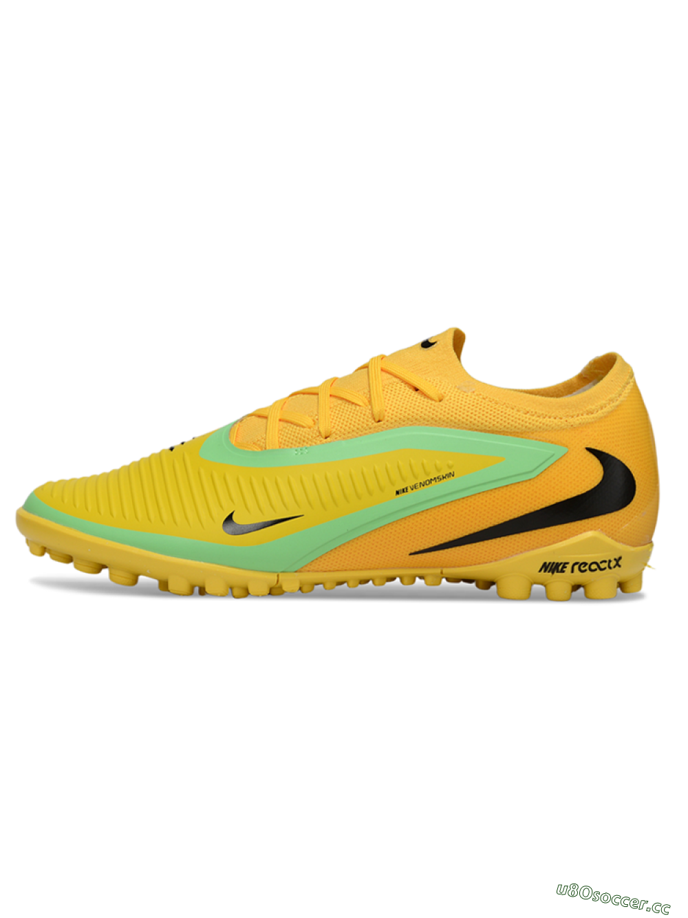 Unisex Nike Phantom 6 Low Elite TF Artificial Turf Low-Tops Football Shoes - Yellow/Vibrant Citrus/Soft Mint 0