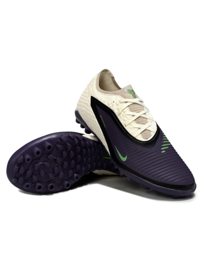 Unisex Nike Phantom 6 Low Elite TF Artificial Turf Low-Tops Football Shoes - Purple/Electric Green/Neutral White