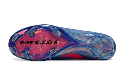 Unisex Nike Air Zoom Mercurial Vapor 16 Elite FG Firm Ground Low-Tops Football Boots - Blue/Electric Blue/Neon Pink