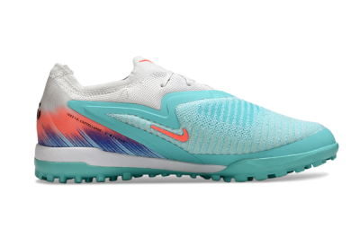 Unisex Nike Phantom 6 Low Elite TF Artificial Turf Low-Tops Football Shoes - Aqua/Bright Aqua/Coral Pink