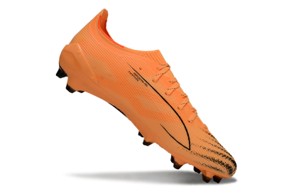 Men's Puma Ultra Ultimate FG Firm Ground Low-Tops Football Boots - Orange/Bright Sunset/Deep Coral