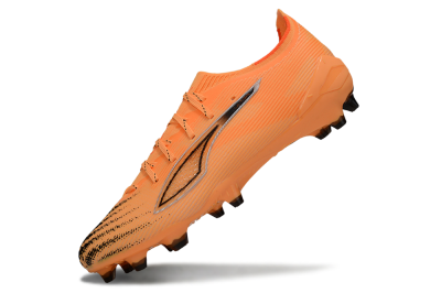 Men's Puma Ultra Ultimate FG Firm Ground Low-Tops Football Boots - Orange/Bright Sunset/Deep Coral