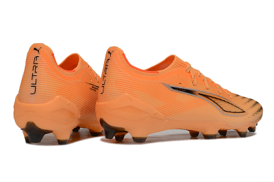 Men's Puma Ultra Ultimate FG Firm Ground Low-Tops Football Boots - Orange/Bright Sunset/Deep Coral