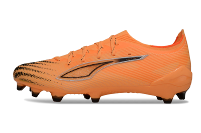 Men's Puma Ultra Ultimate FG Firm Ground Low-Tops Football Boots - Orange/Bright Sunset/Deep Coral
