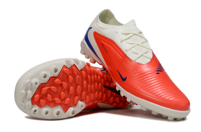 Unisex Nike Phantom 6 Low Elite TF Artificial Turf Low-Tops Football Shoes - Red/Bright Red/Snow White