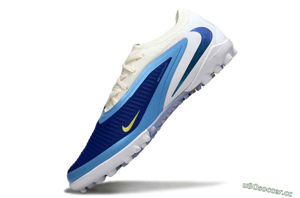 Unisex Nike Phantom 6 Low Elite TF Artificial Turf Low-Tops Football Shoes - Blue/Sky Blue/Navy Blue 5