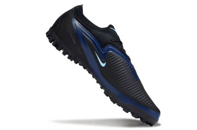 Unisex Nike Phantom 6 Low Elite TF Artificial Turf Low-Tops Football Shoes - Black/Midnight Blue/Icy Blue