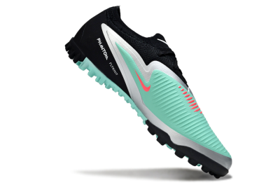Unisex Nike Phantom 6 Low Elite TF Artificial Turf Low-Tops Football Shoes - Teal/Black/Rose
