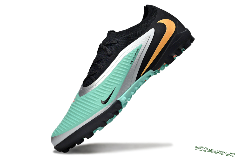 Unisex Nike Phantom 6 Low Elite TF Artificial Turf Low-Tops Football Shoes - Teal/Black/Rose 5