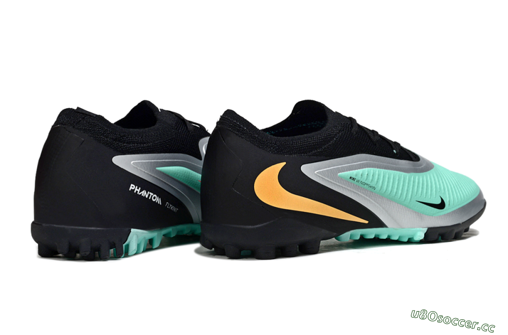 Unisex Nike Phantom 6 Low Elite TF Artificial Turf Low-Tops Football Shoes - Teal/Black/Rose 6