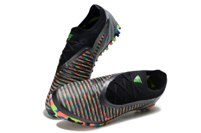 Unisex Nike Phantom 6 Low Elite TF Artificial Turf Low-Tops Football Shoes - Black/Vibrant Neon/Graphic Multicolor
