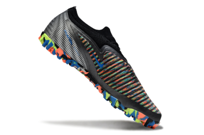 Unisex Nike Phantom 6 Low Elite TF Artificial Turf Low-Tops Football Shoes - Black/Vibrant Neon/Graphic Multicolor