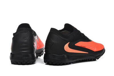 Men's Nike Phantom 6 Low Elite TF Artificial Turf Low-Tops Football Shoes - Orange/Vibrant Coral/Jet Black