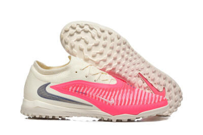 Men's Nike Phantom 6 Low Elite TF Artificial Turf Low-Tops Football Shoes - Pink/Soft Cream/Fierce Pink
